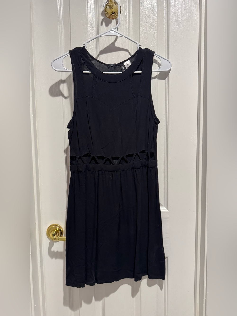 H&M Little Black Sleeveless Dress with Cutouts